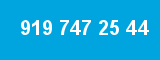 919 747 25 44 919 747 25 44